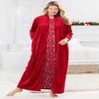 Floral Knit Gown  image number null