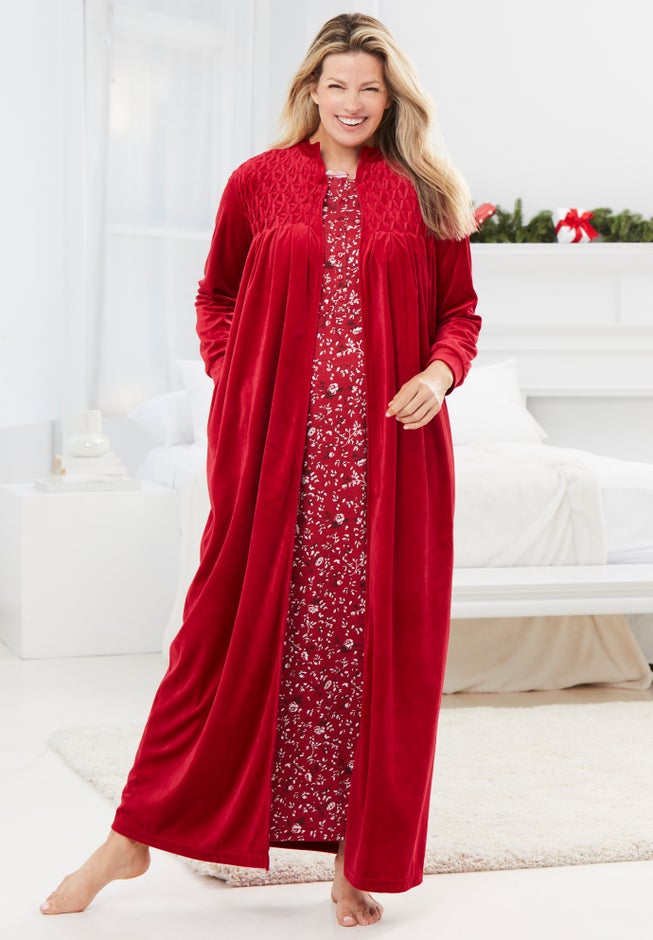 Floral Knit Gown  image number 3