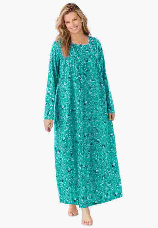 Floral Knit Gown  image number 0