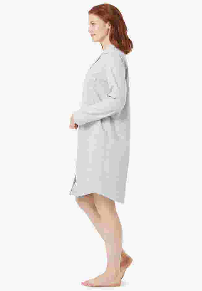 Knit Sleep Shirt  image number 2