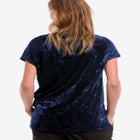Crushed Velour Tee image number null