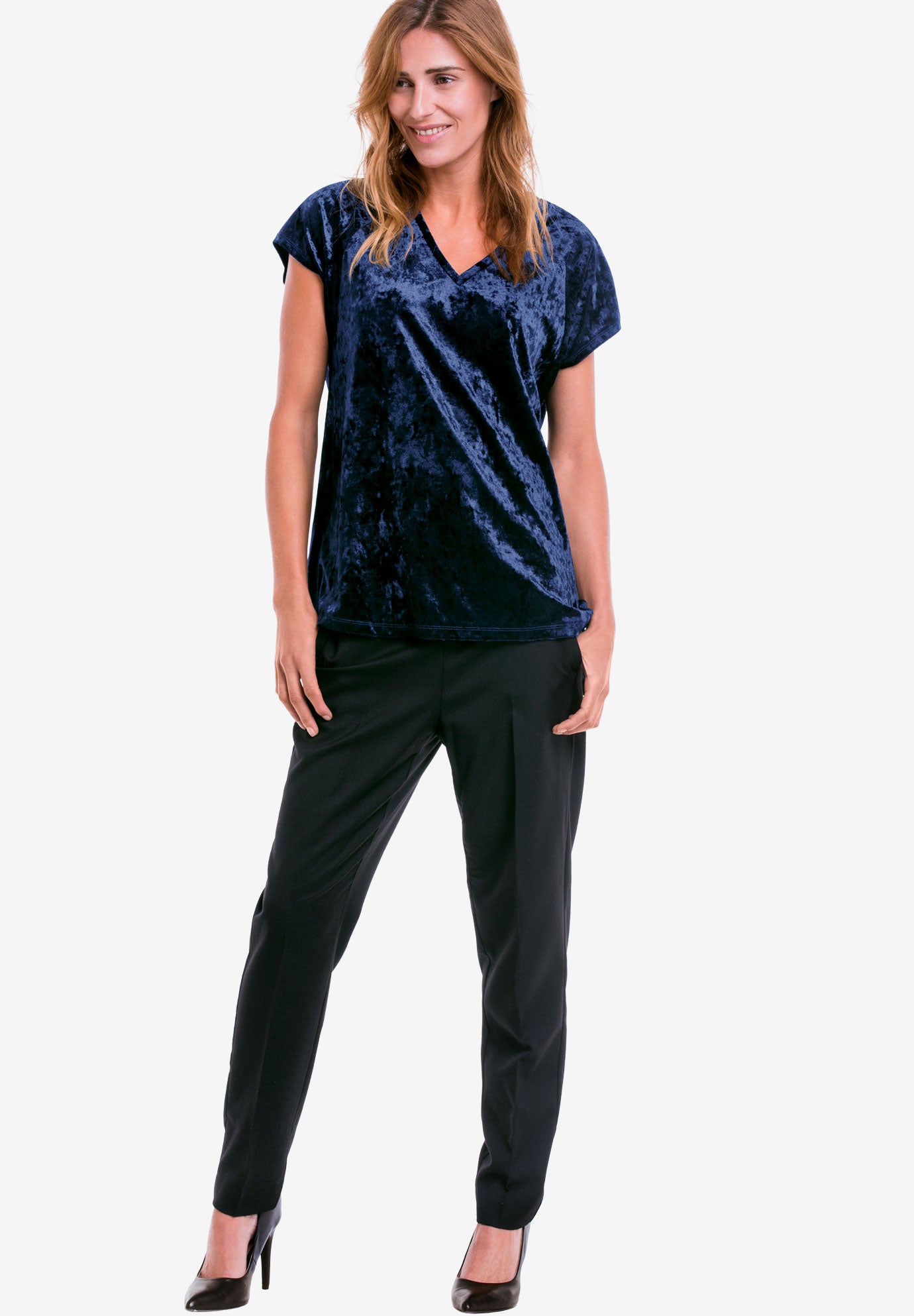 Crushed Velour Tee image number 3