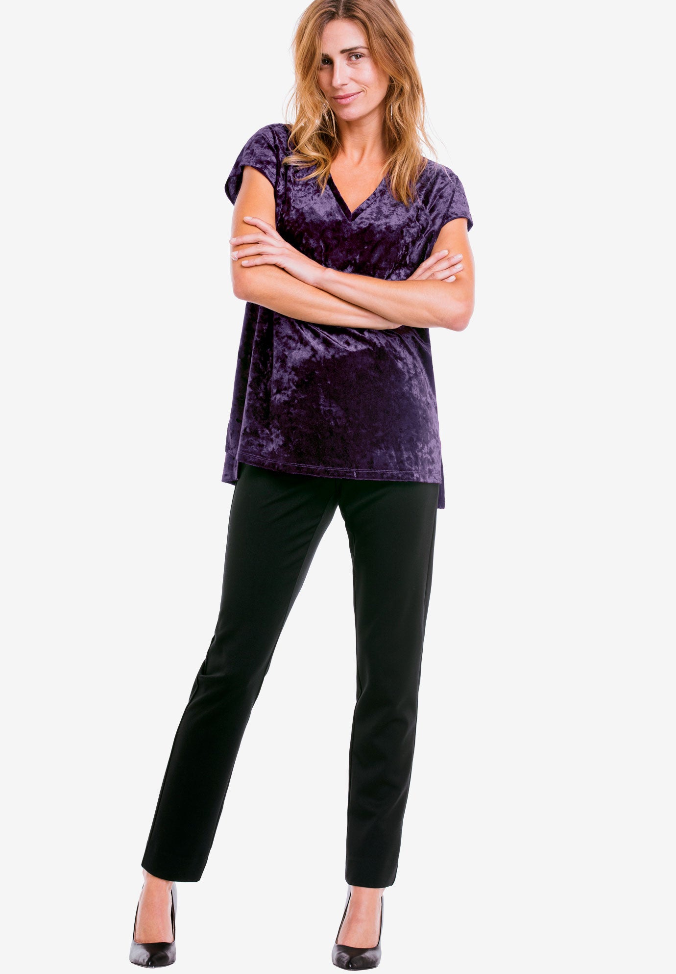 Crushed Velour Tee image number 4