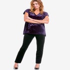 Crushed Velour Tee image number null