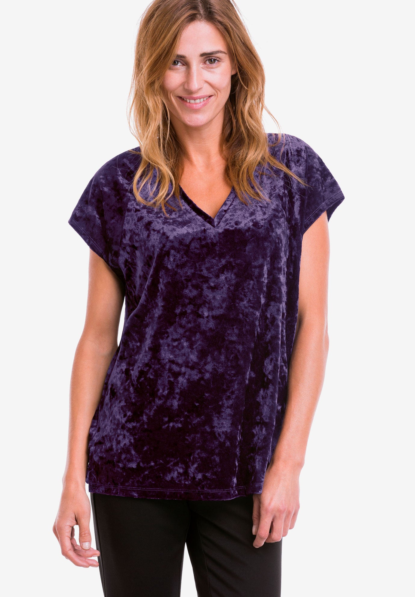 Crushed Velour Tee image number 0