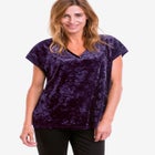 Crushed Velour Tee image number null