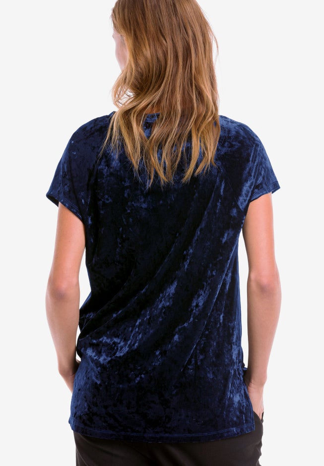 Crushed Velour Tee image number 1