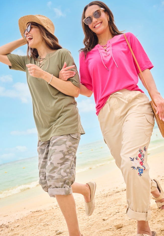 Convertible Length Cargo Capri/Bermuda image number 5