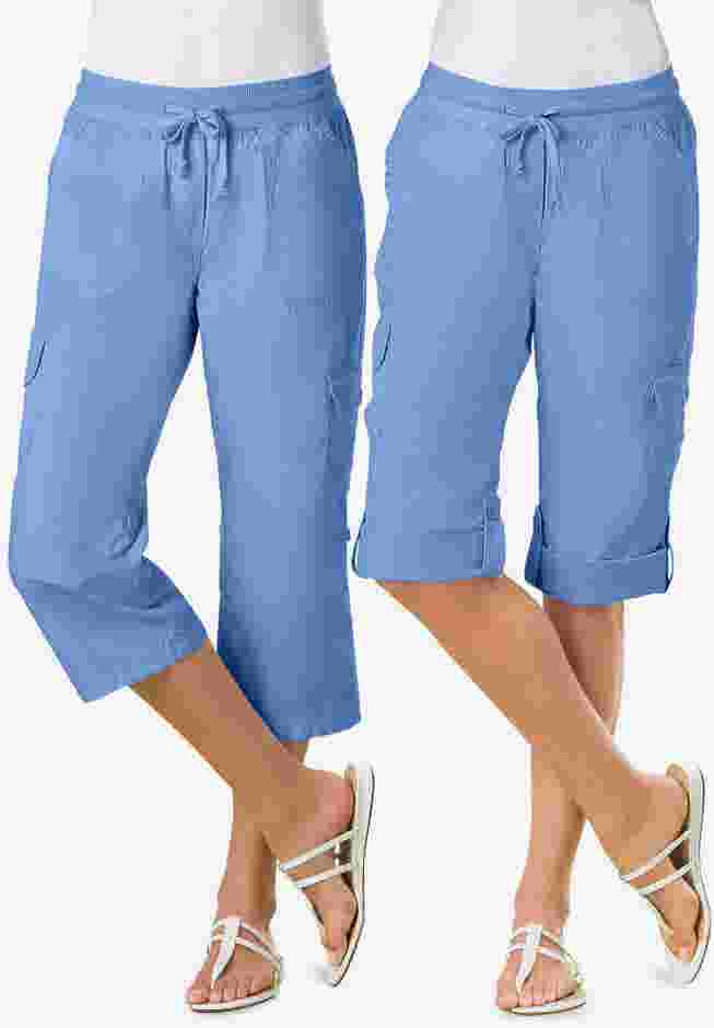 Convertible Length Cargo Capri/Bermuda image number 0