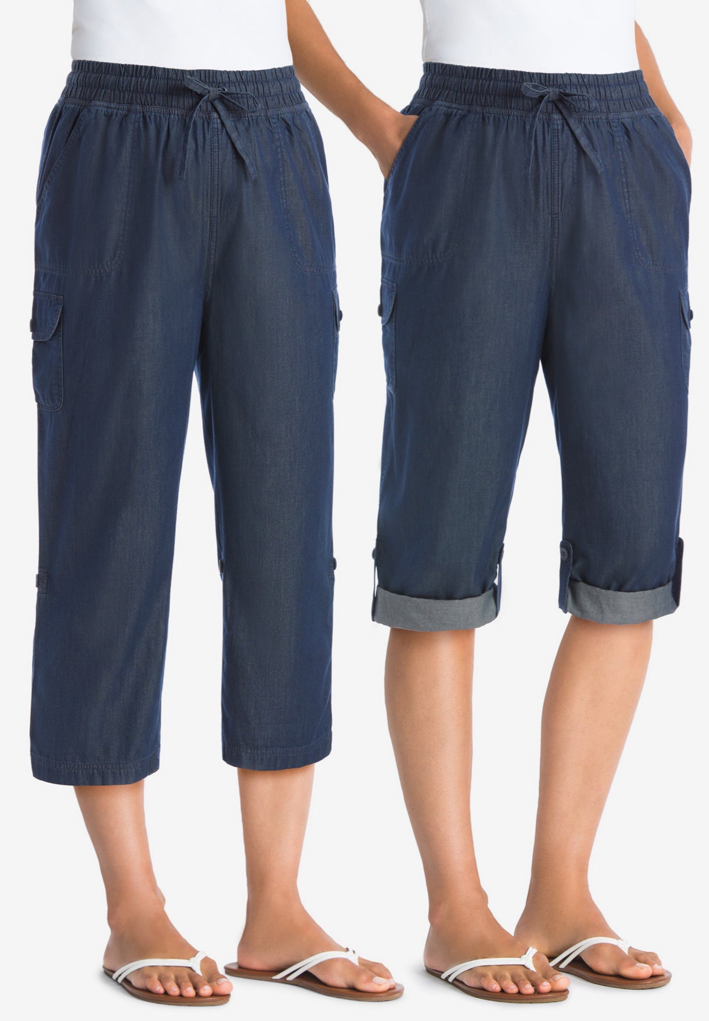 Convertible Length Cargo Capri/Bermuda image number 0