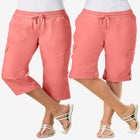 Convertible Length Cargo Capri/Bermuda image number null