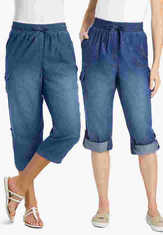 Convertible Length Cargo Capri/Bermuda image number 0