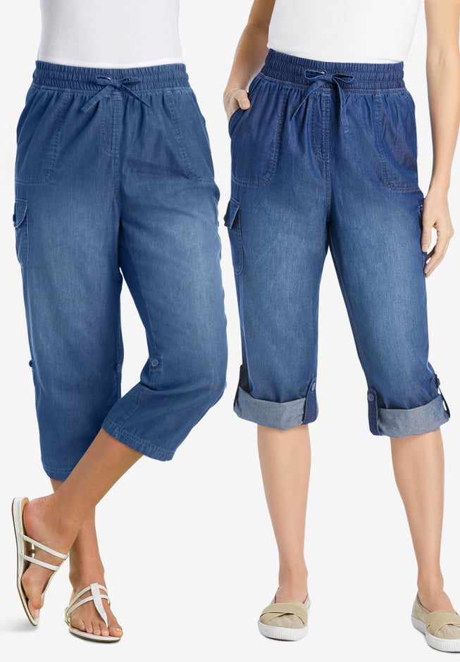 Convertible Length Cargo Capri/Bermuda image number 0