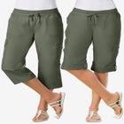 Convertible Length Cargo Capri/Bermuda image number null