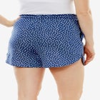 Print Pajama Shorts image number null