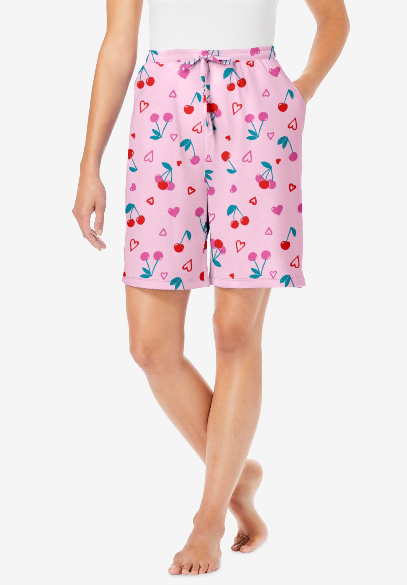 Print Pajama Shorts image number 0