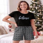 Print Pajama Shorts image number 0
