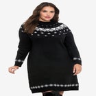 Fair Isle Sweater Dress image number null