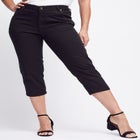 Classic Cotton Denim Capri image number null