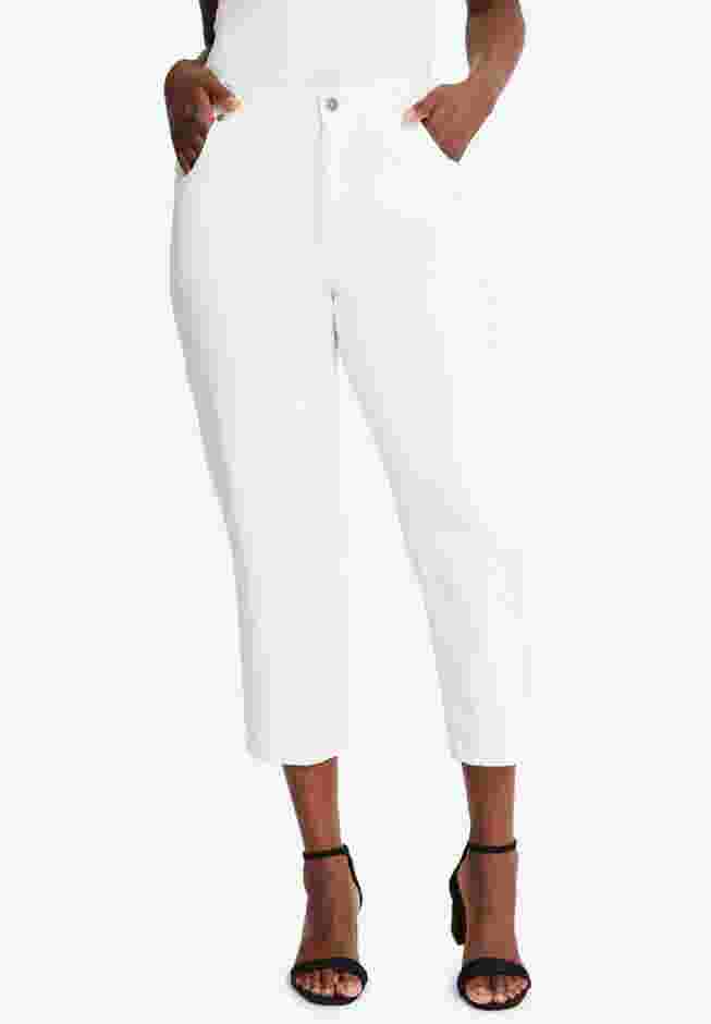 Classic Cotton Denim Capri image number 0