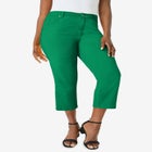 Classic Cotton Denim Capri image number null