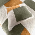 Modern Velvet Patchwork Sham image number null