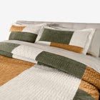 Modern Velvet Patchwork Sham image number null