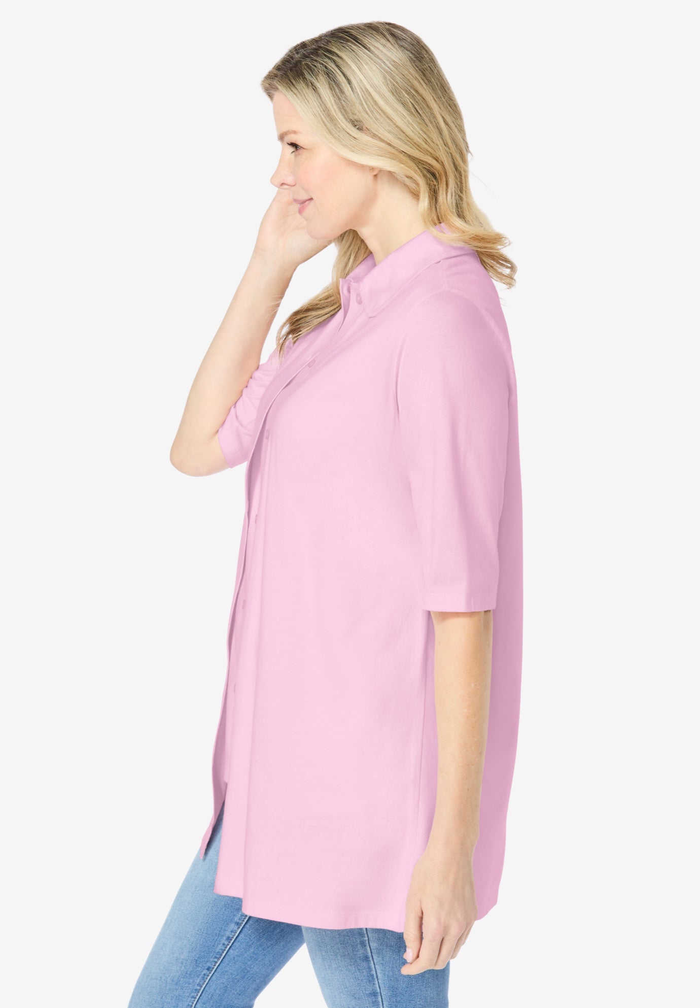 Knit Shirt With Free Tank image number 1