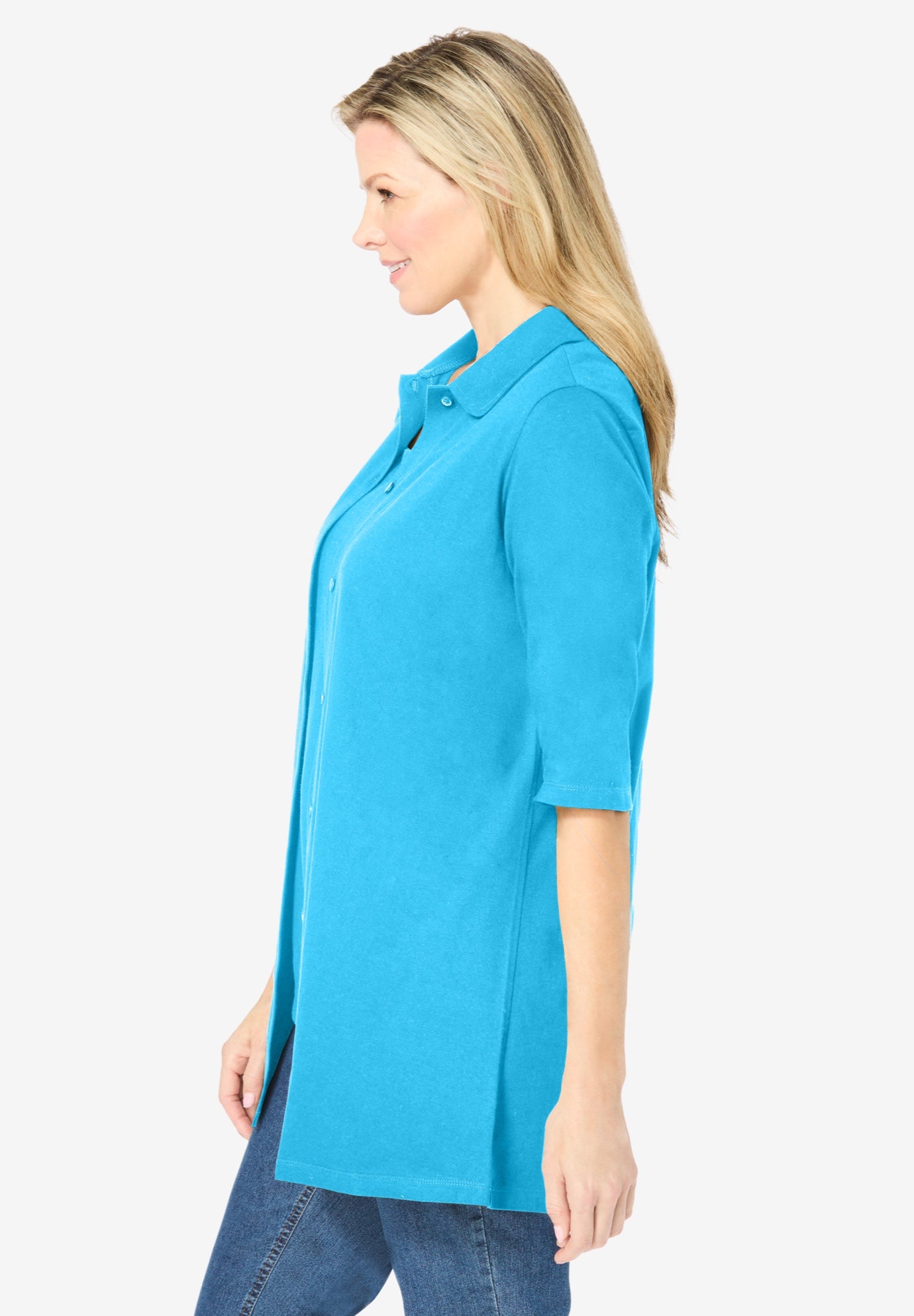 Knit Shirt With Free Tank image number 1