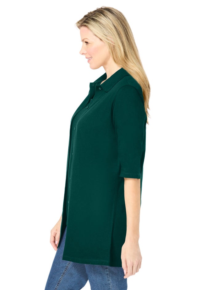 Knit Shirt With Free Tank image number 2