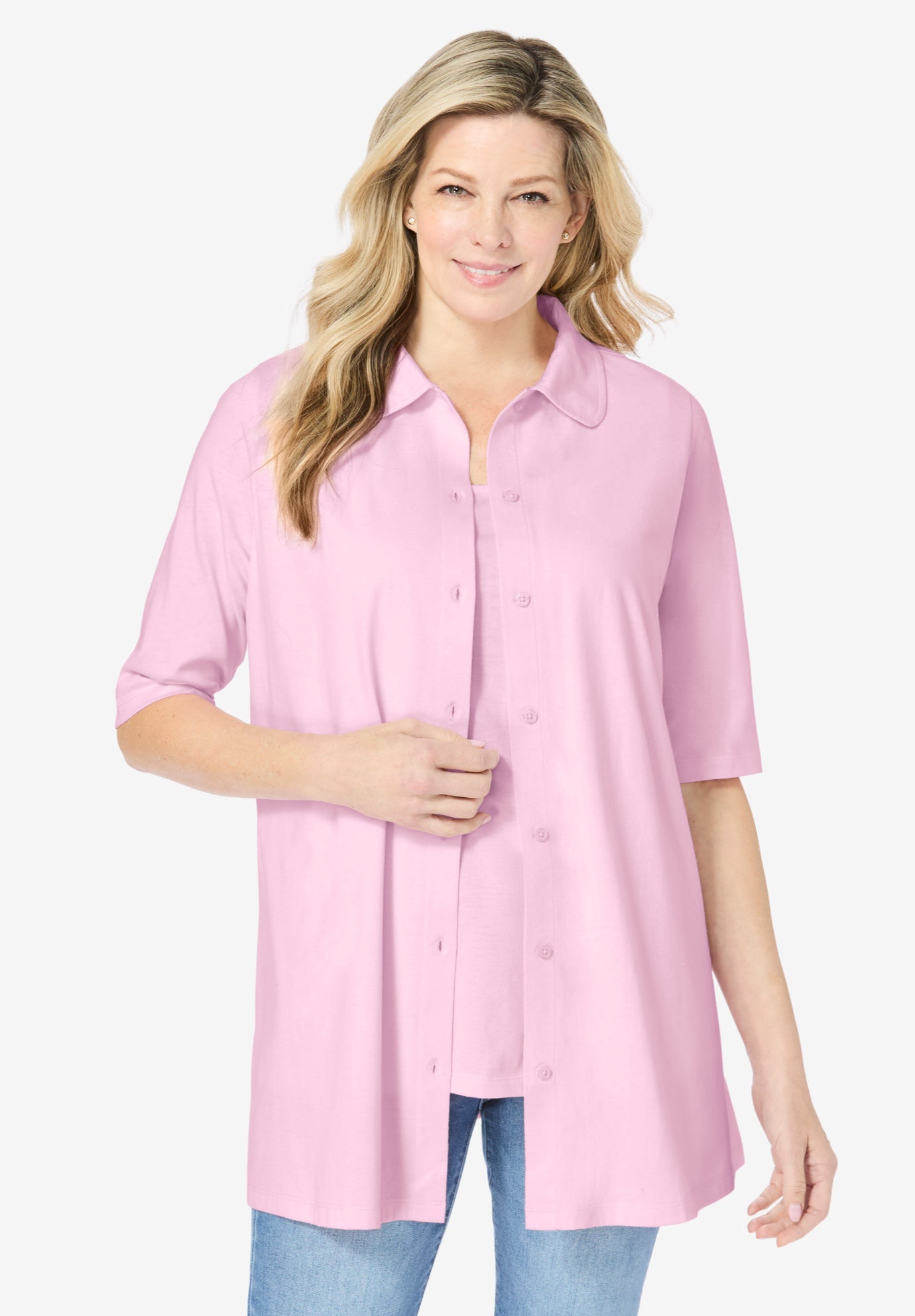 Knit Shirt With Free Tank image number 0