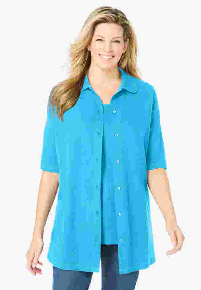 Knit Shirt With Free Tank image number 0