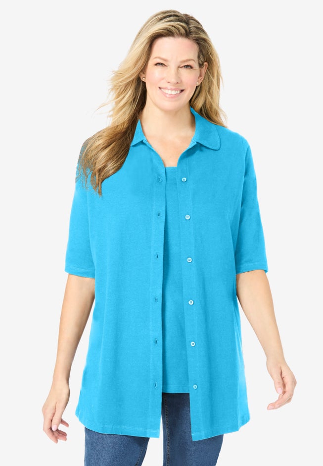 Knit Shirt With Free Tank image number 6