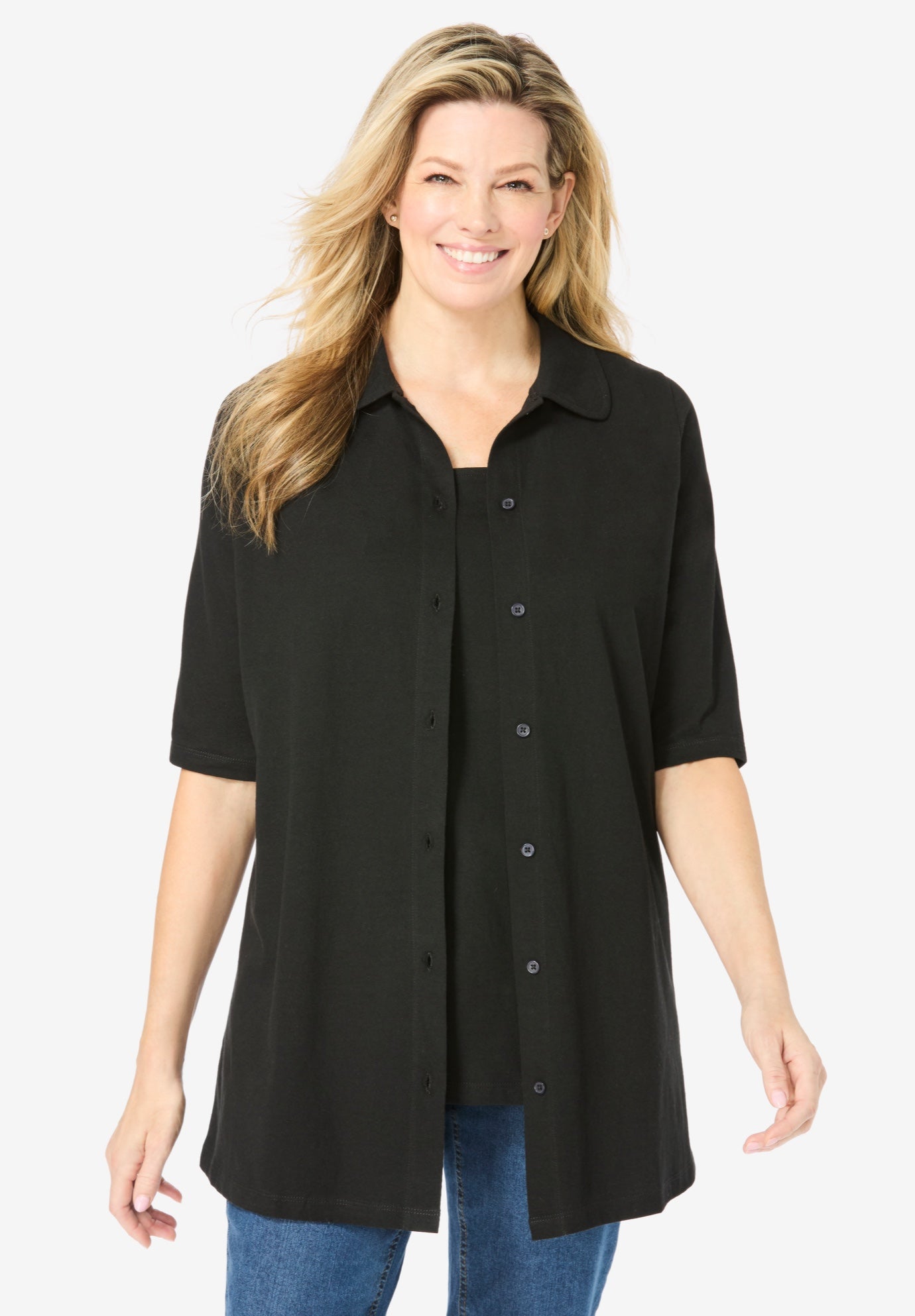 Knit Shirt With Free Tank image number 0