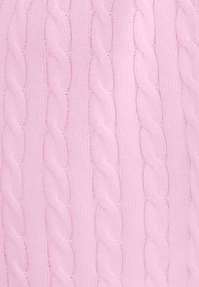 Cotton Cable Knit Cardigan Sweater image number 3