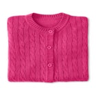 Cotton Cable Knit Cardigan Sweater image number null