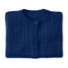 Cotton Cable Knit Cardigan Sweater image number null