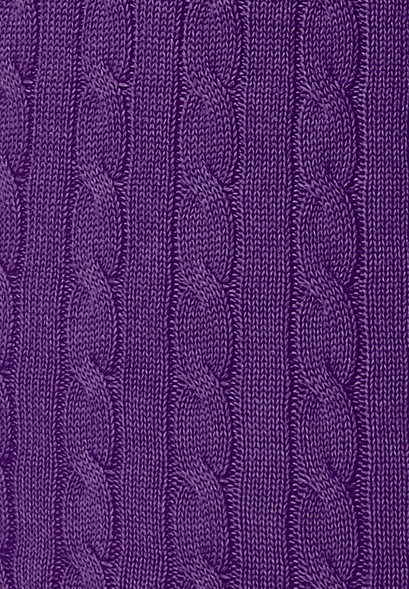 Cotton Cable Knit Cardigan Sweater image number 2