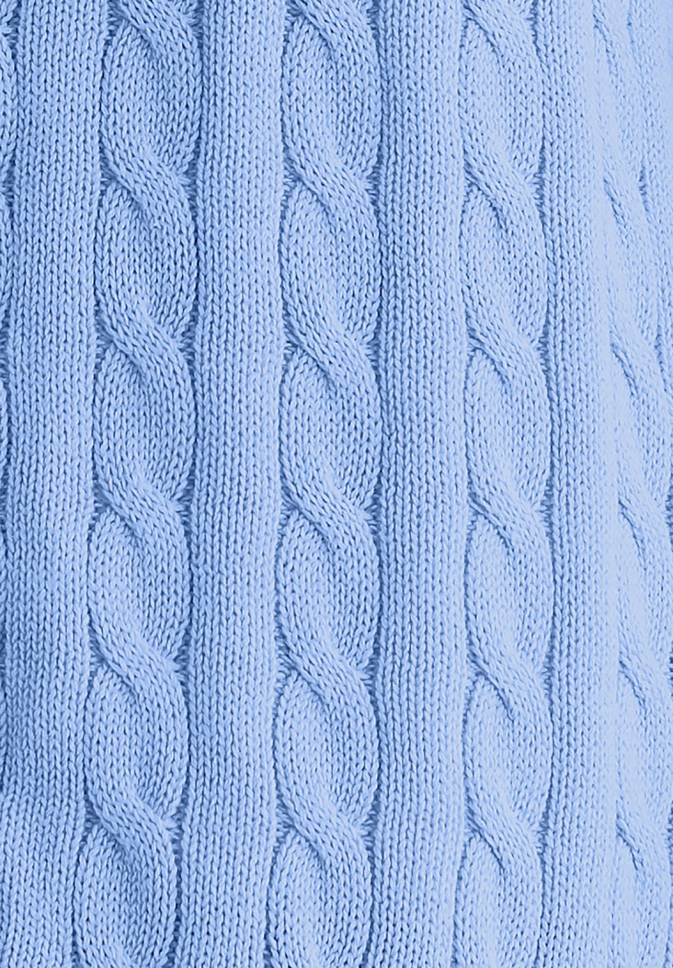 Cotton Cable Knit Cardigan Sweater image number 3