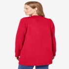 Cotton Cable Knit Cardigan Sweater image number null