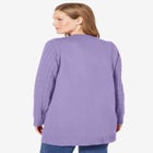 Cotton Cable Knit Cardigan Sweater image number null