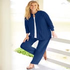 Cable Knit V-Neck Pullover Sweater image number null