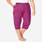 Knit Sleep Capri image number null