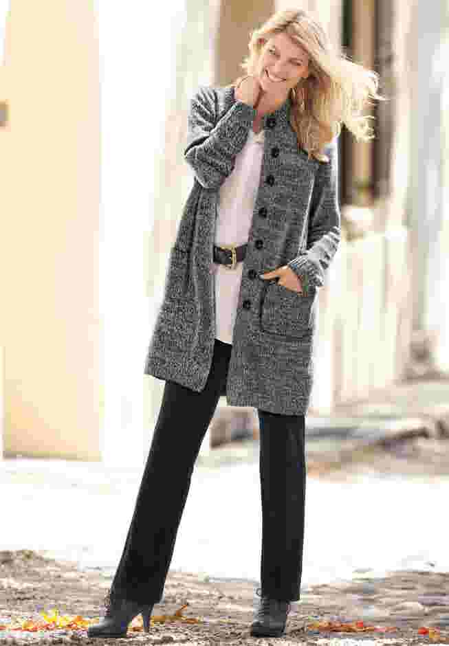Straight Leg Ponte Knit Pant image number 3