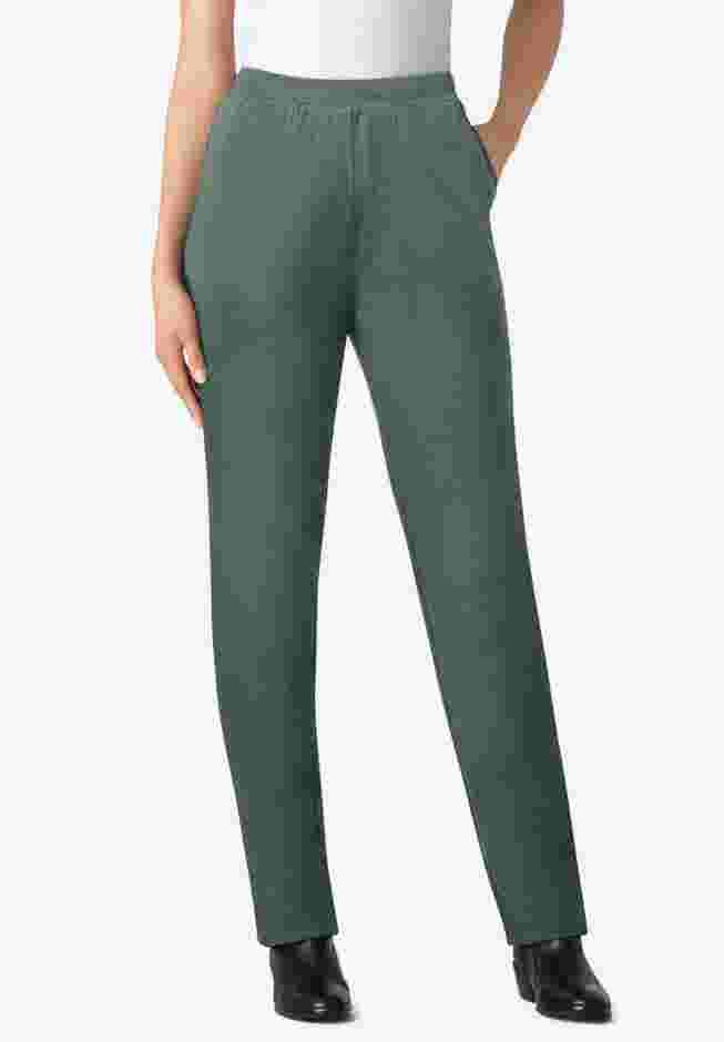 Straight Leg Ponte Knit Pant image number 0