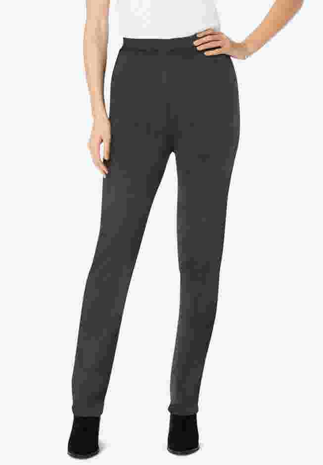 Straight Leg Ponte Knit Pant image number 0