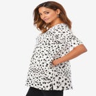 Stretch Cotton Square Neck Tunic image number null