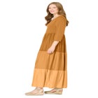 Colorblock Tiered Dress image number null