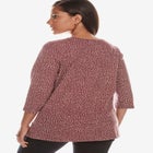 Stretch Cotton V-Neck Tee image number null