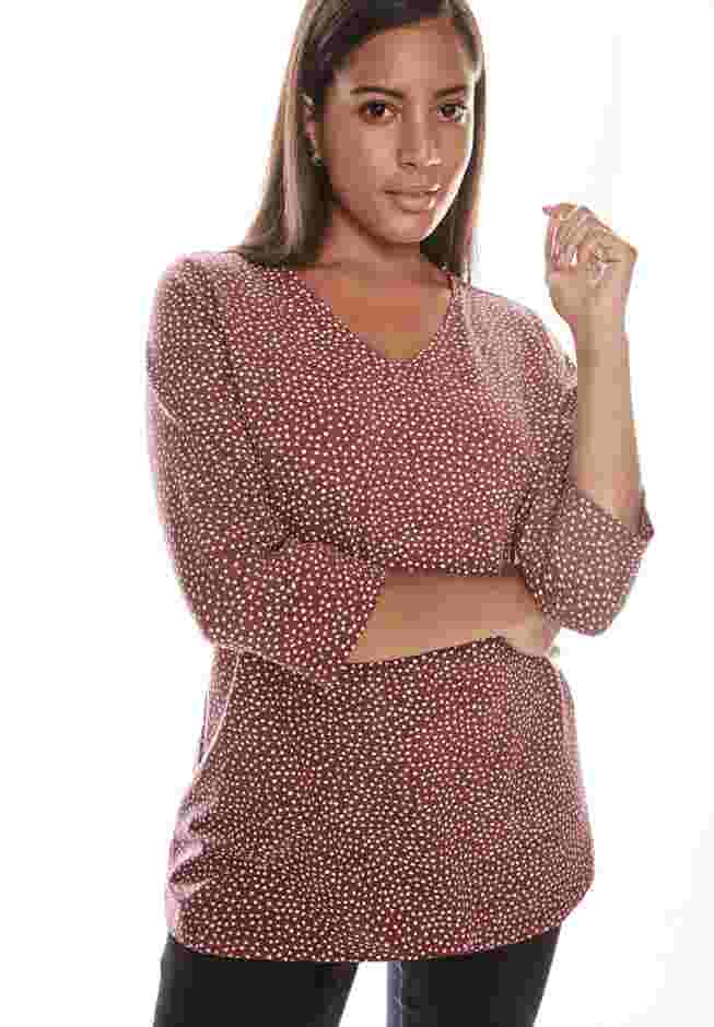 Stretch Cotton V-Neck Tee image number 2